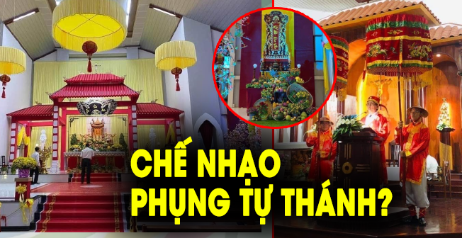 Kinh Hoàng Phụng Vụ Thánh Lễ; Chế nhạo Phụng Tự Thánh