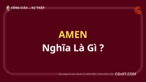 Amen nghĩa là gì?