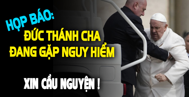 Đức Thánh cha bị viêm phổi