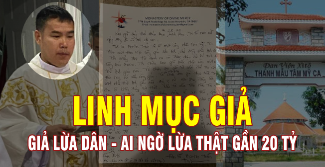 Cảnh Báo Về 'Linh Mục' Giả Danh Martin Trần Minh Điệp Lừa Đảo gần 20 tỷ đồng