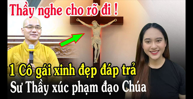 Bị động chạm niềm tin, cô gái đã đáp trả 1 nhà sư theo cách không ai ngờ