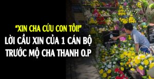 "Xin Cha cứu con tôi" - lời khẩn cầu của 1 cán bộ trước mộ linh mục Giuse Trần Ngọc Thanh