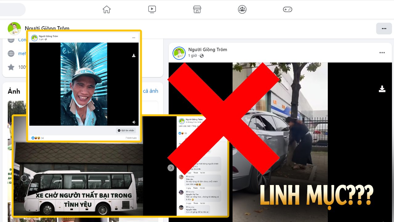 Linh mục dùng MXH để rao giảng, tuyên truyền nội dung tục tỉu, sai mục đích