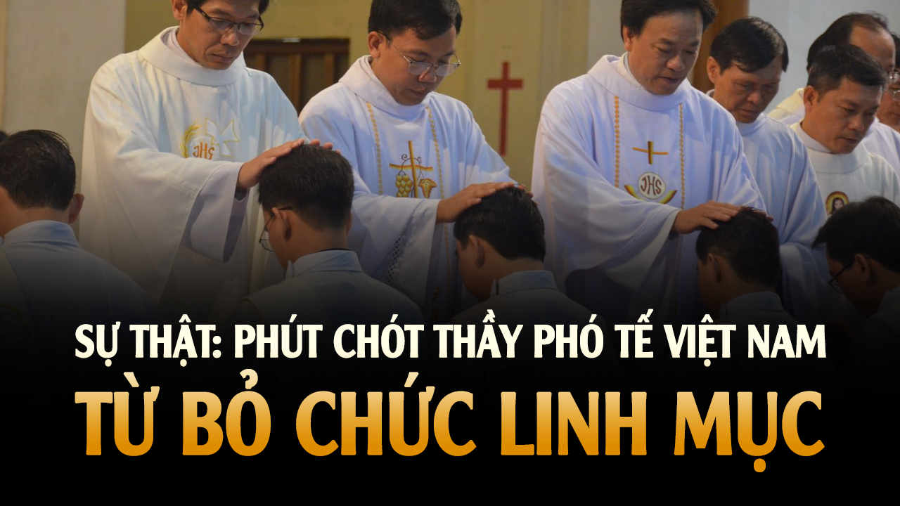 Sự thật về 1 Phó tế Việt từ chối làm Linh mục vào phút chót, cách 3 ngày lãnh chức