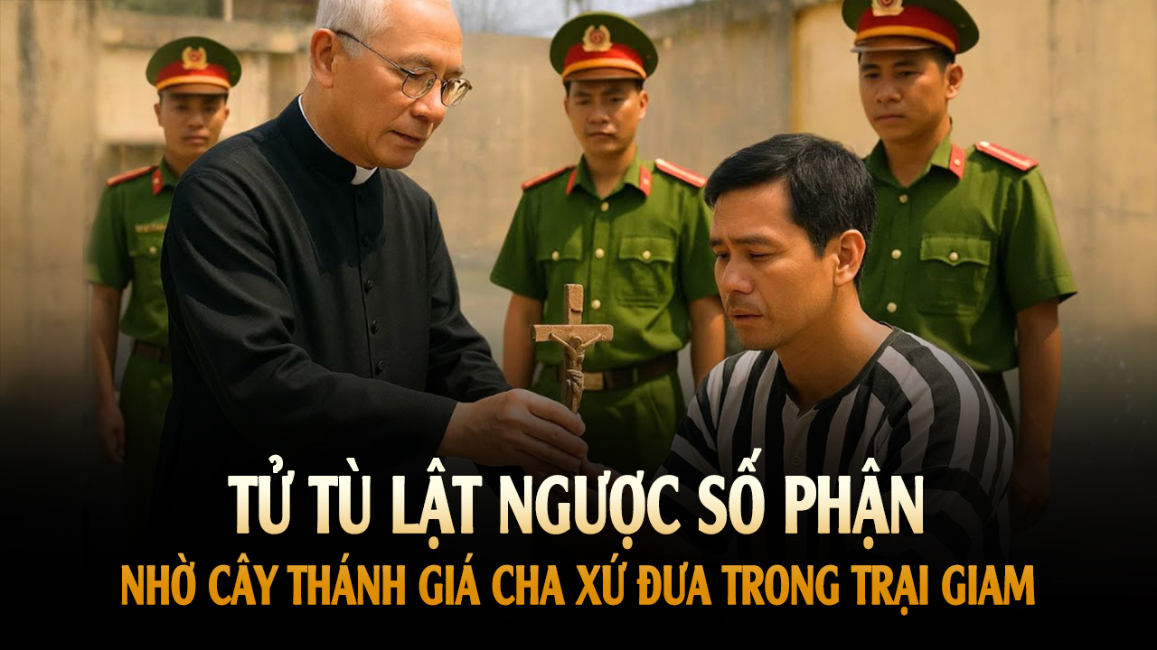 Tử tù lật ngược số phận nhờ Cây Thánh Giá Cha xứ đưa trong trại giam