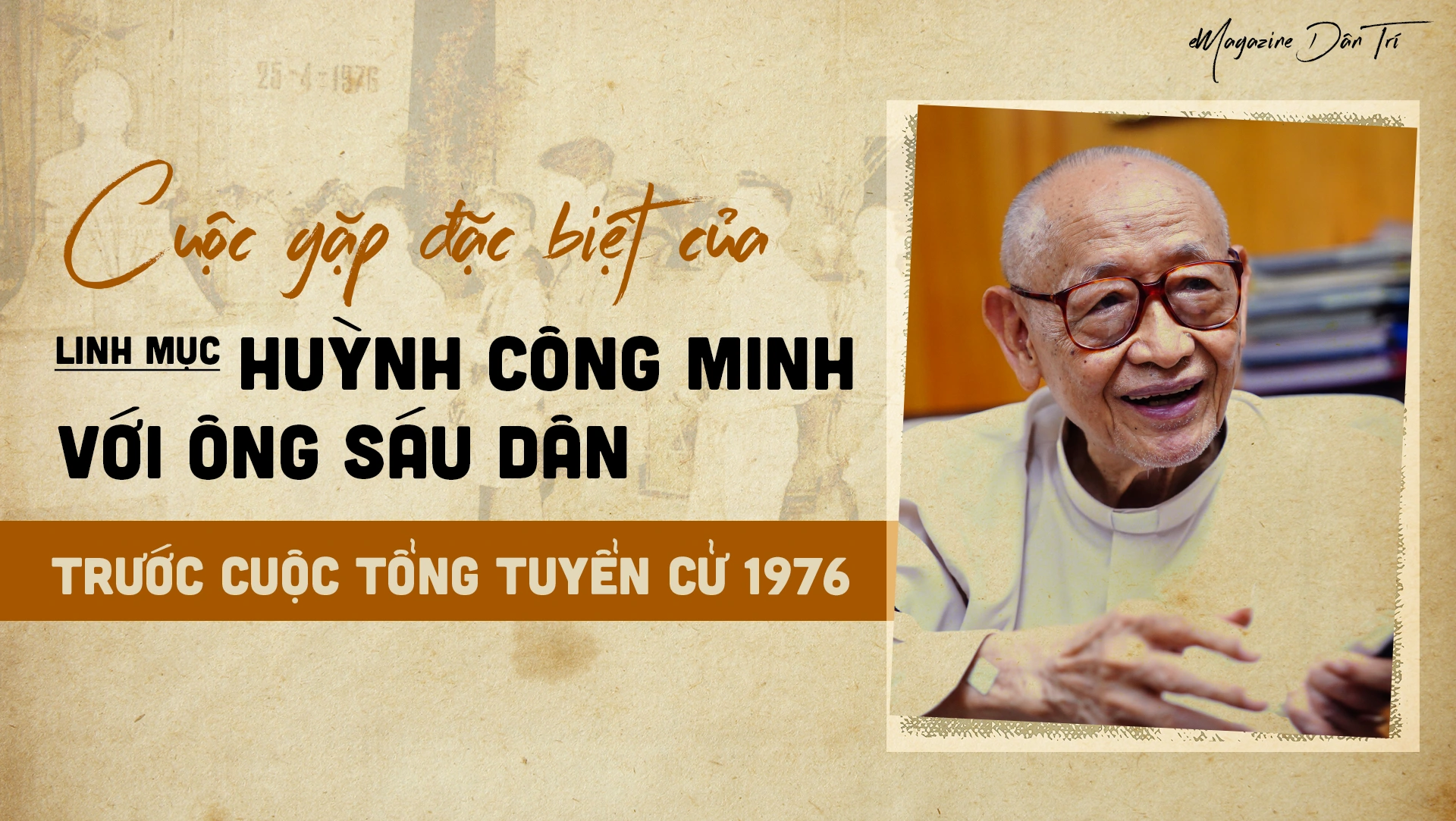 Cuộc gặp đặc biệt của linh mục Huỳnh Công Minh với ông Sáu Dân
