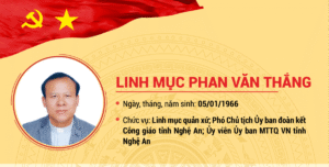 Linh Mục Phan Văn Thắng, 'Phó chủ tịch' ủy ban đoàn kết Công Giáo Tỉnh Nghệ An