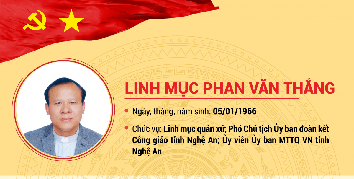 Linh Mục Phan Văn Thắng, 'Phó chủ tịch' ủy ban đoàn kết Công Giáo Tỉnh Nghệ An