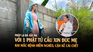 Phép lạ xảy ra với 1 Phật tử khi đường cùng phải cầu xin với Đức Mẹ