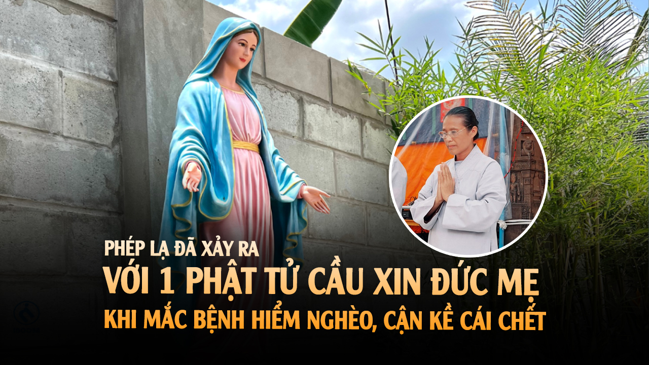 Phép lạ xảy ra với 1 Phật tử khi đường cùng phải cầu xin với Đức Mẹ