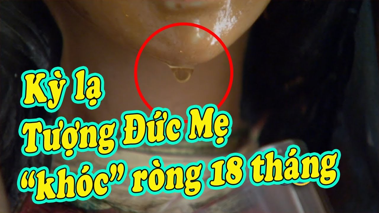Phép lạ: Tượng Đức Mẹ ở Mỹ chảy nước mắt liên tục trong 18 tháng