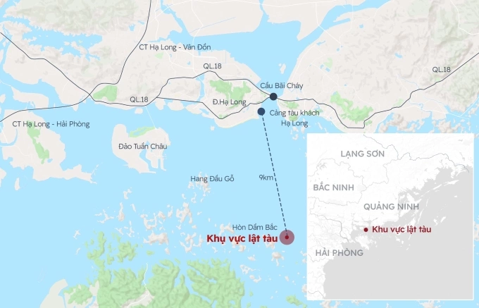 4 người trong 1 gia đình thuộc TGP Hà Nội tử vong trong vụ lật tàu ở vịnh Hạ Long