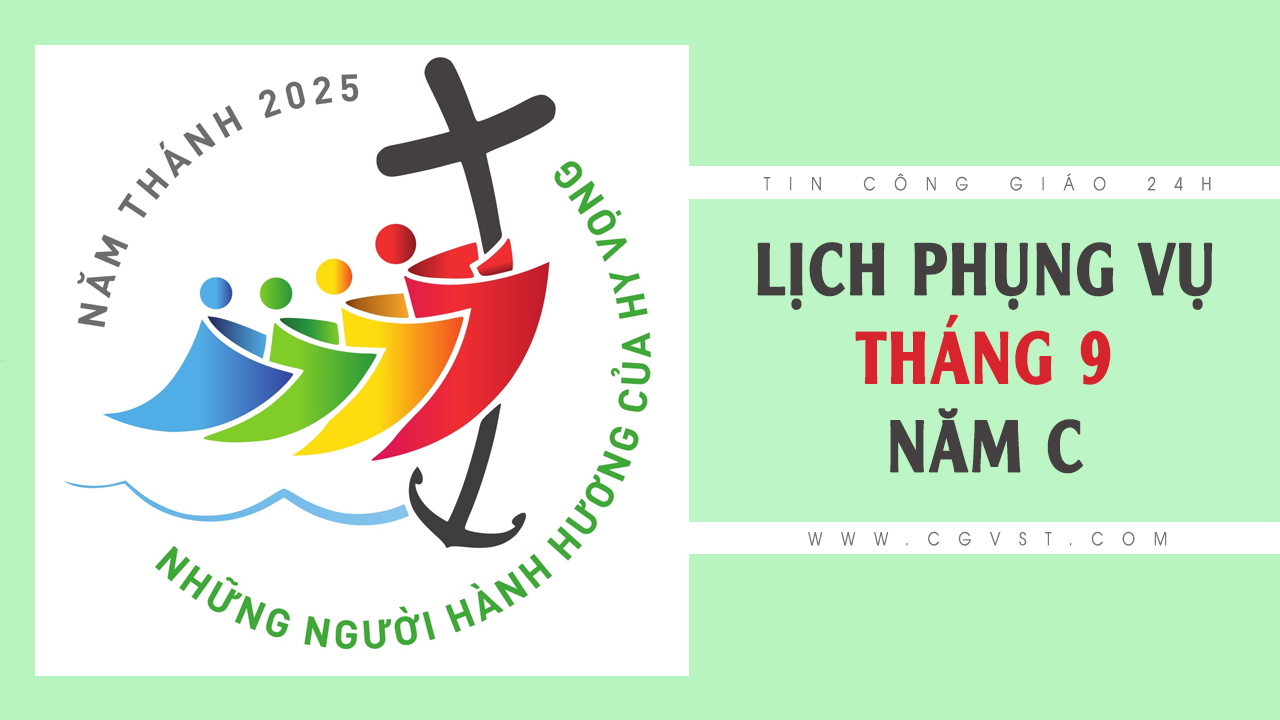 Lịch Phụng vụ Công giáo tháng 9/2025 – Năm C