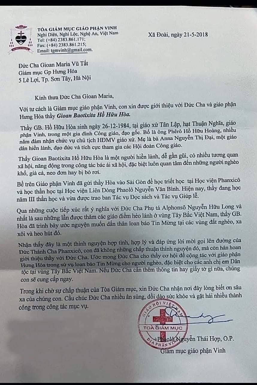 Trong vụ việc Hồ Hữu Hoà, Uỷ nhiệm thư thật hay giả là mấu chốt của vụ việc?