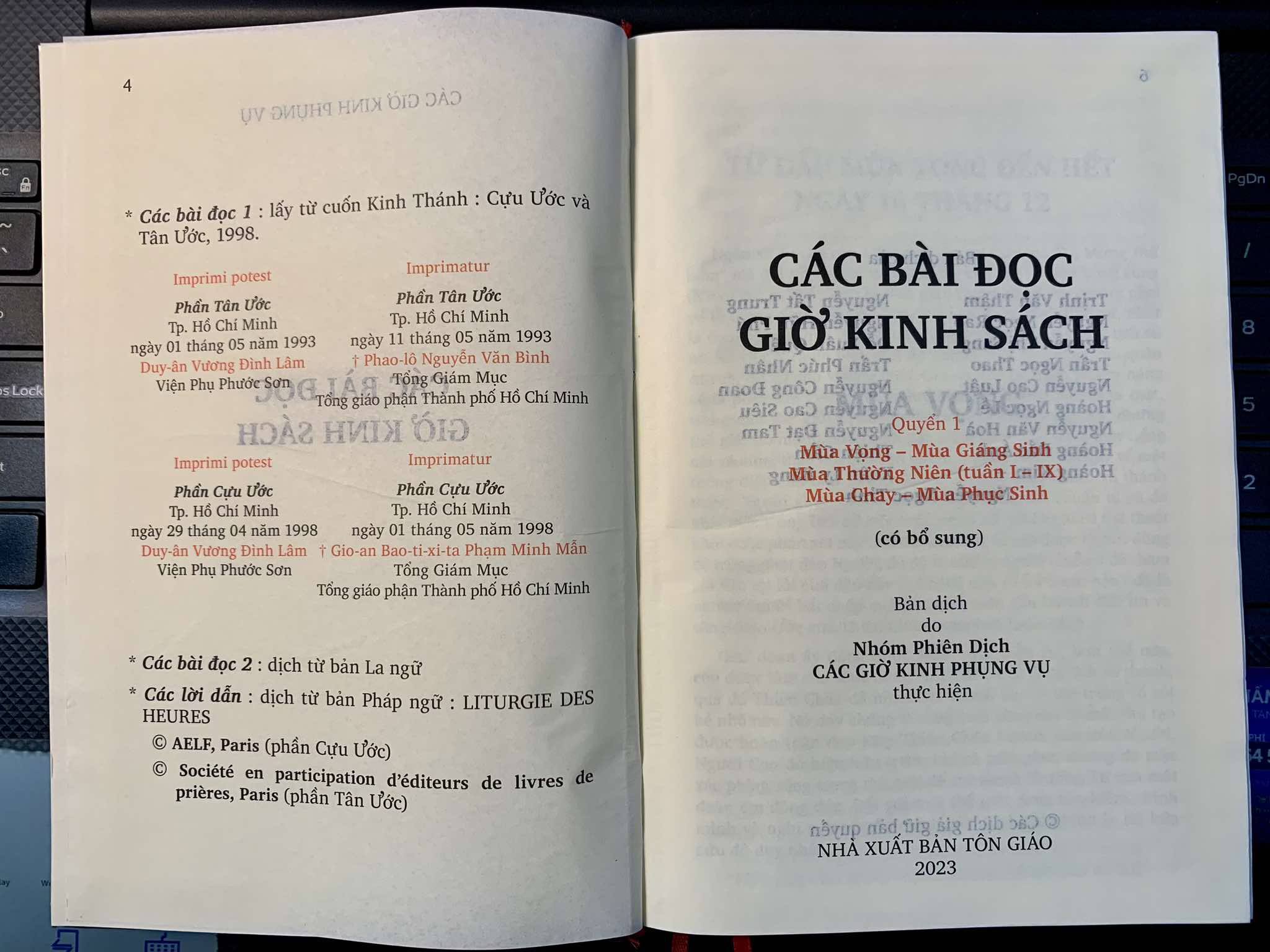 Linh mục phát biểu sai lệch về bản dịch Kinh Thánh: Nhìn lại công trình của Nhóm Phiên Dịch Các Giờ Kinh Phụng Vụ