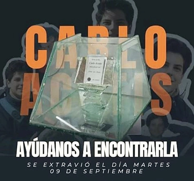 Thánh tích của Thánh Carlo Acutis bị lấy cắp