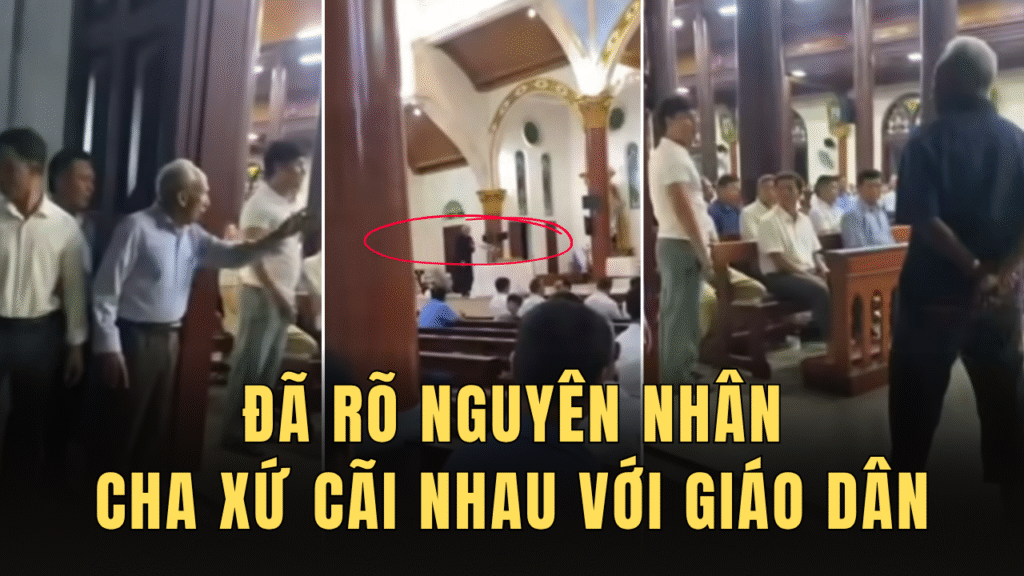 Sự thật phía sau vụ Cha xứ Thuận Nghĩa bị giáo dân phản ứng ngay trong Thánh lễ