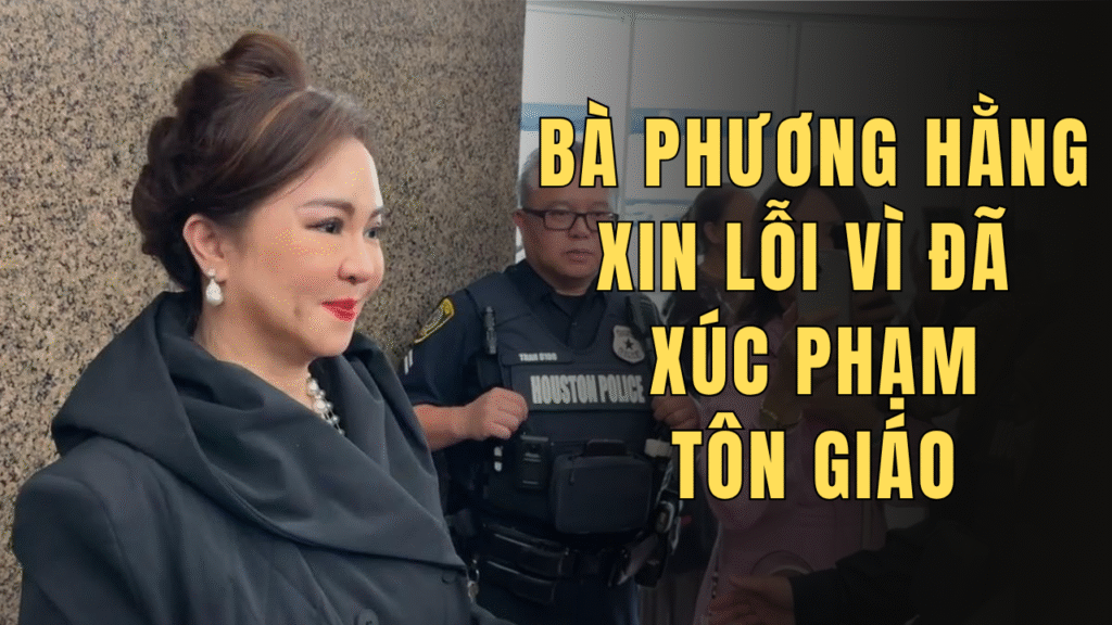 Bà Phương Hằng chính thức giải thích và Xin Lỗi về việc Xúc phạm Tôn giáo