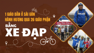 Người đàn ông hành hương qua 26 giáo phận bằng xe đạp