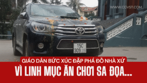 Giáo dân bức xúc đập phá đồ nhà xứ vì Linh mục ăn chơi sa đọa