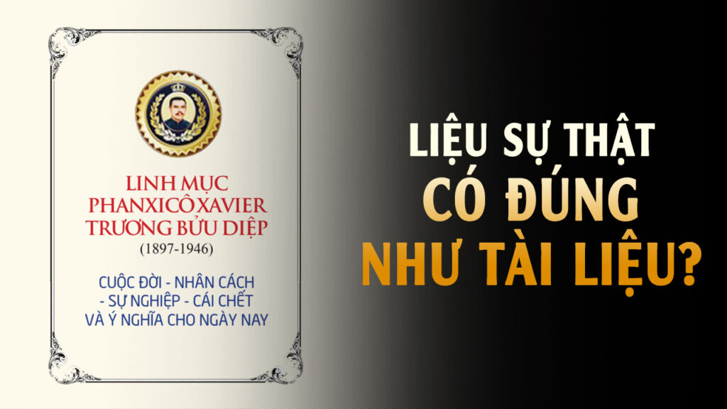Liệu nguyên nhân cái chết của Cha Diệp có đúng như tài liệu GP Cần Thơ công bố?