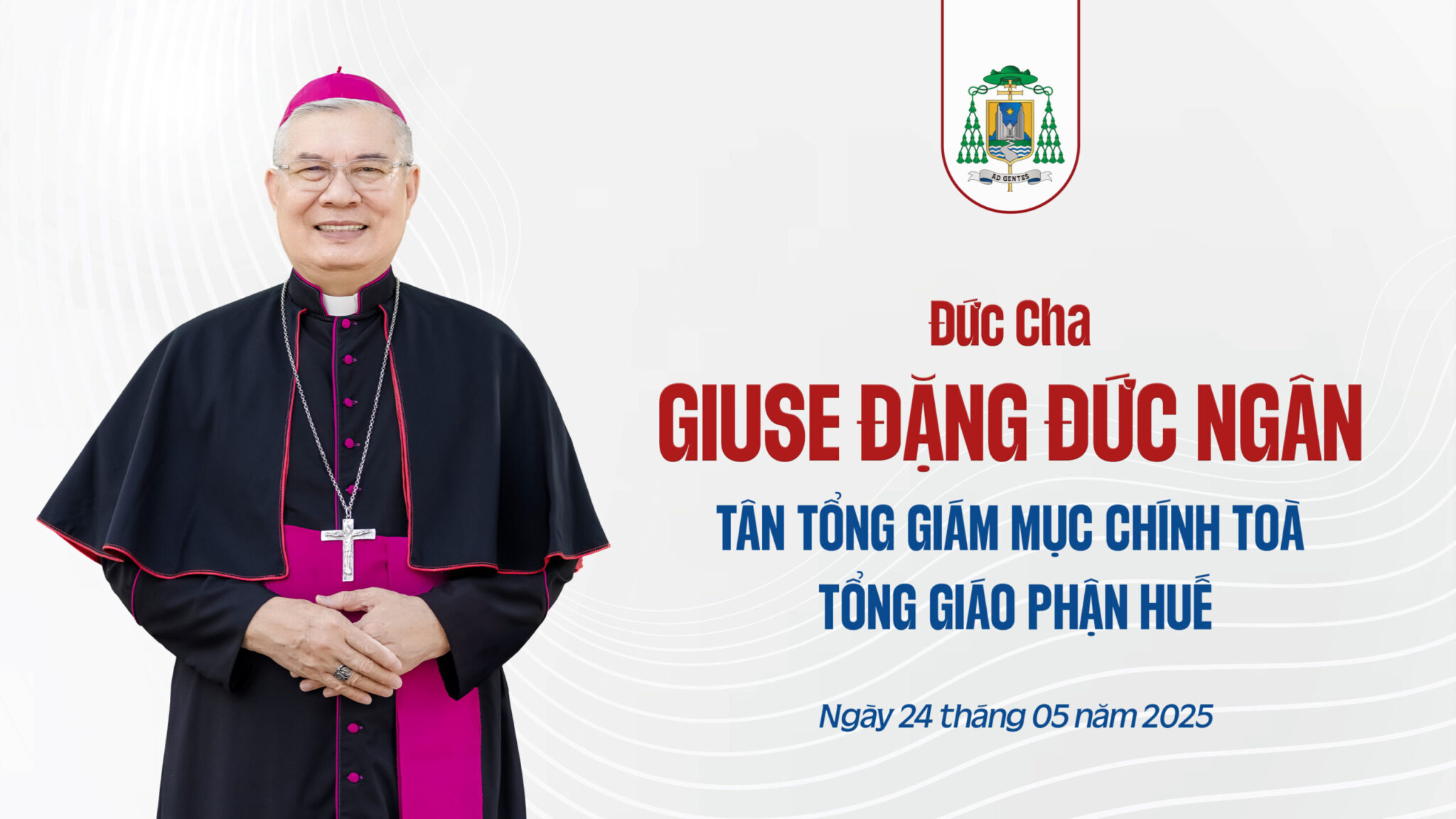 Đức Cha Giuse Đặng Đức Ngân – Tổng Giám mục TGP Huế thăm bà con vùng lũ