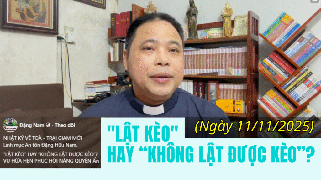 Lm Antôn Đặng Hữu Nam lên tiếng về vụ hứa hẹn phục hồi năng quyền cho Ngài