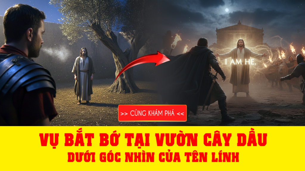 Vụ bắt bớ Chúa Giêsu tại Vườn Cây Dầu dưới góc nhìn của tên lính
