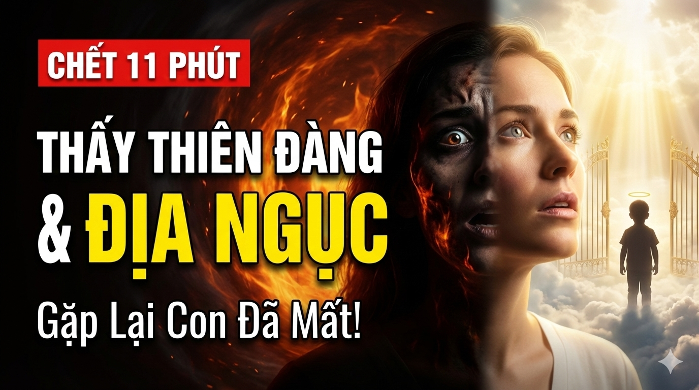 Người phụ nữ ngừng tim 11 phút kể rằng đã thấy thiên đàng, địa ngục