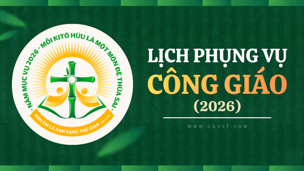 Lịch Phụng vụ Công giáo 2026