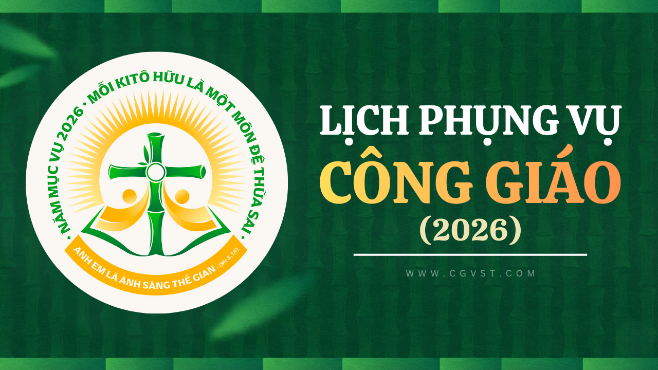 Lịch Phụng vụ Công giáo 2026