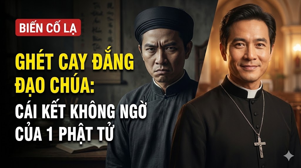 1 phật tử việt nam chống đối Thiên Chúa, cái kết nhãn tiền xảy ra