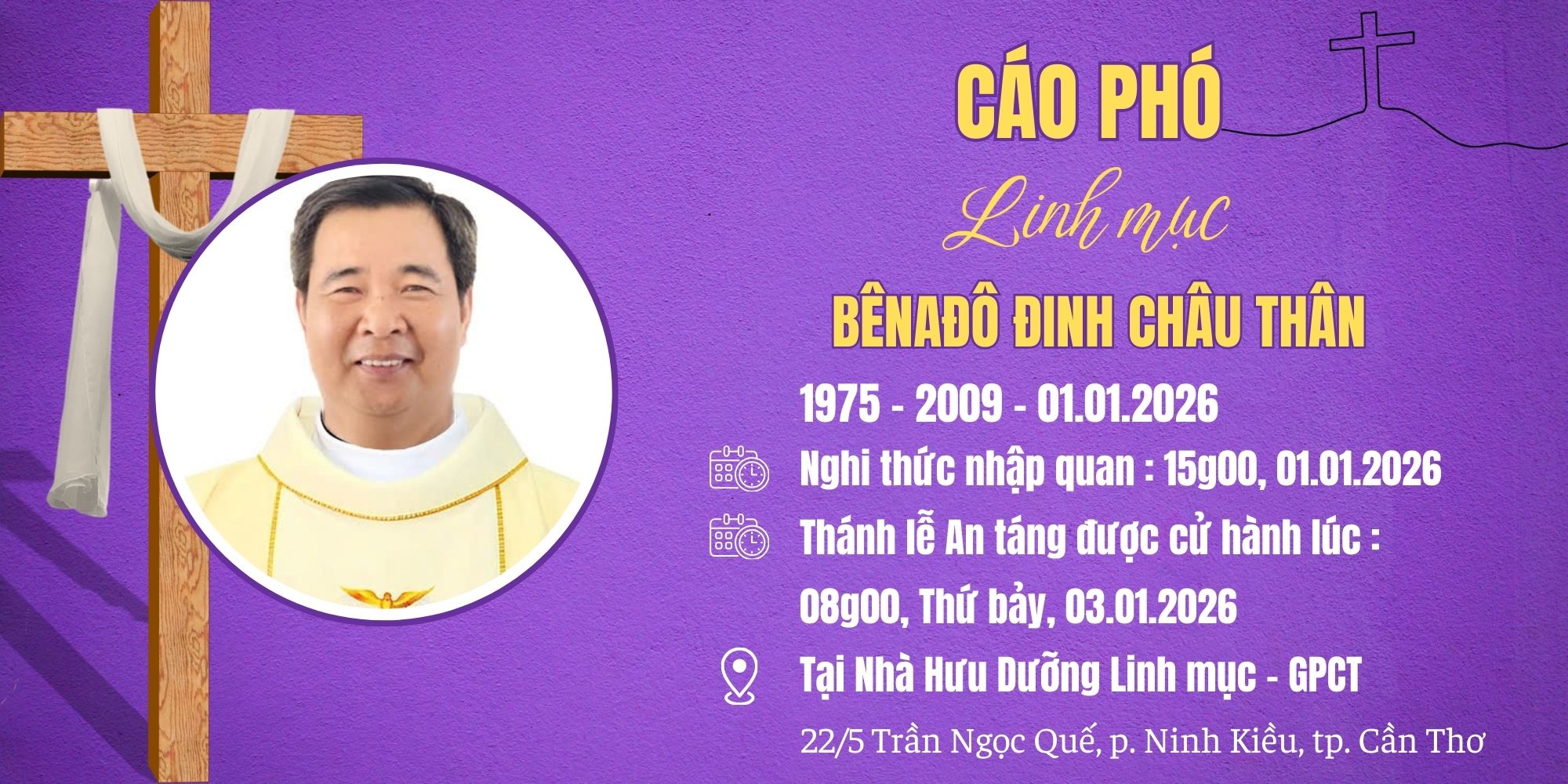 Linh mục Bênađô Đinh Châu Thân