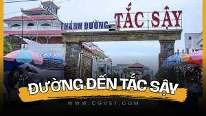 Chỉ dẫn đường đến Trung tâm Hành hương Tắc Sậy