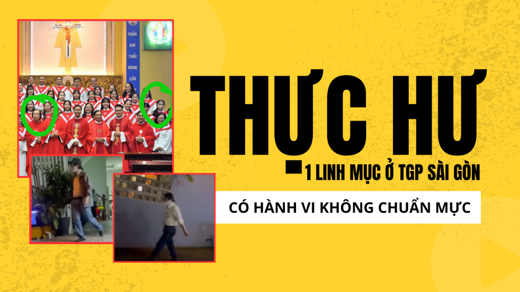Thực hư việc 1 Linh mục ở TGP Sài Gòn có hành vi không chuẩn mực