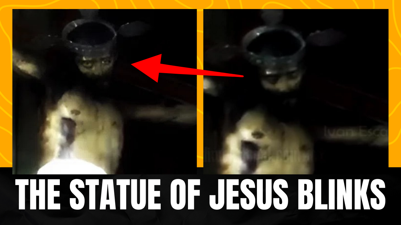 Video of Jesus statue 'blinking' sparks controversy