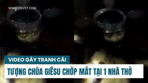 Video tượng Chúa Giêsu 'mở mắt' gây tranh cãi