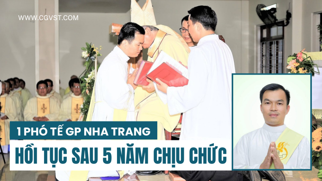 1 Phó tế thuộc GP Nha Trang hồi tục sau 5 năm chịu chức