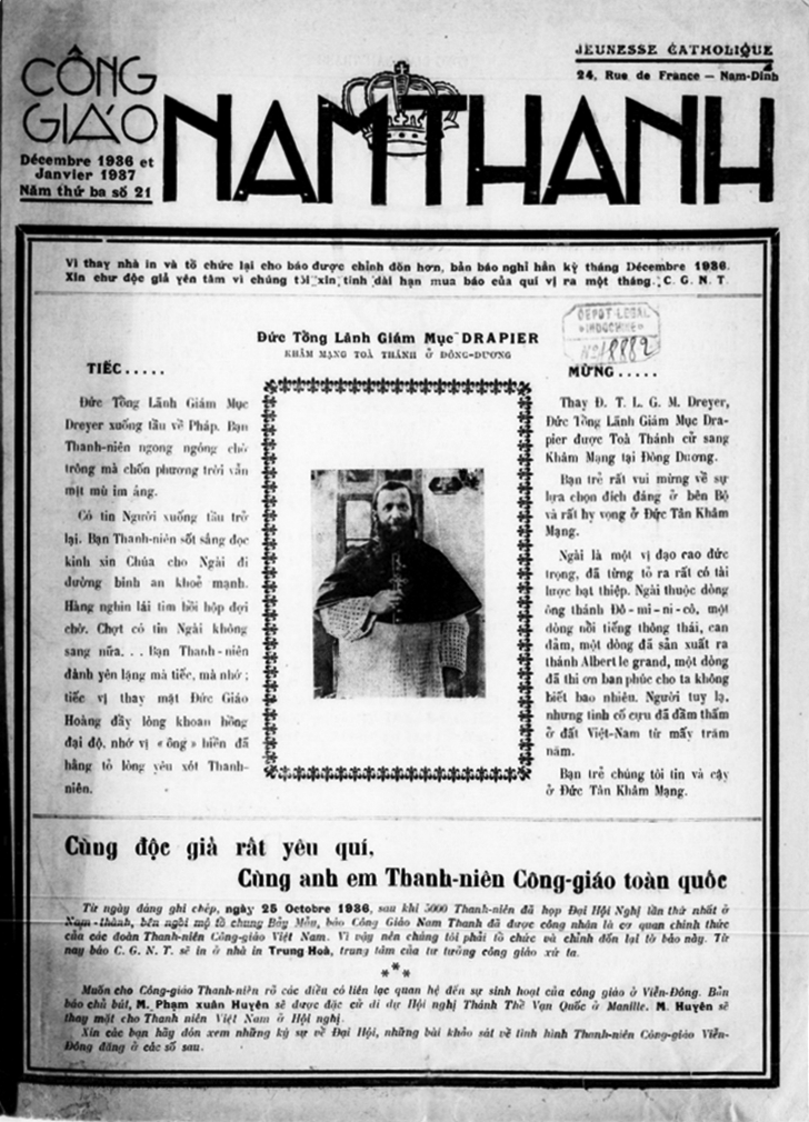 Có một tờ báo của thanh niên Công giáo xưa