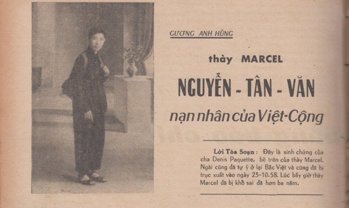 Thầy Marcel Nguyễn Tấn Văn đã chết trong tù cộng sản như thế nào?