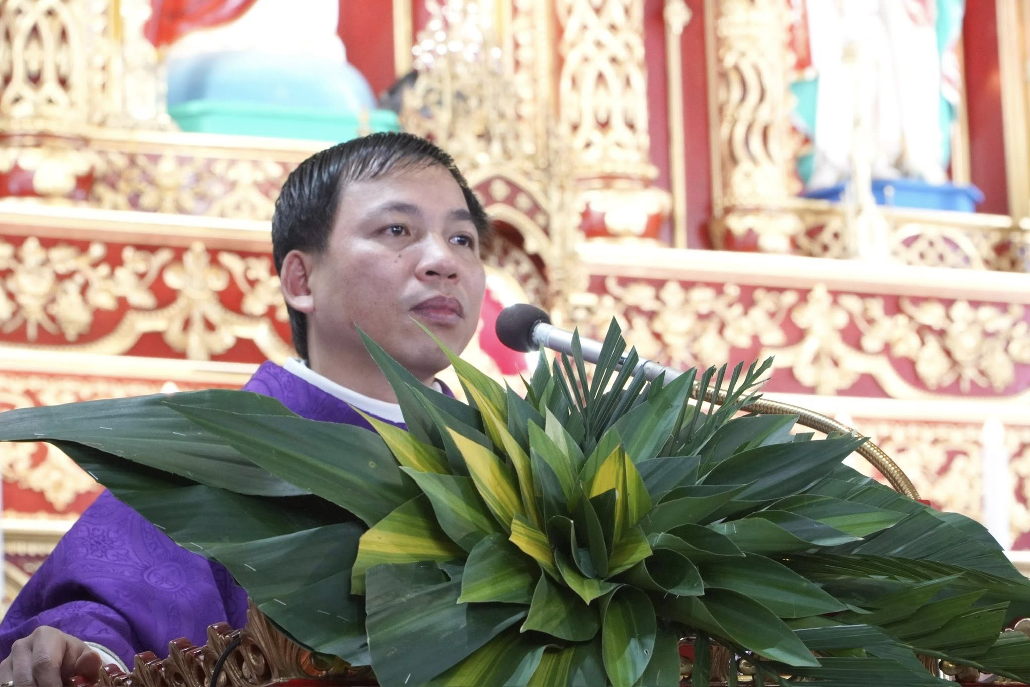 Thánh lễ cầu nguyện cho các thanh niên lên đường nhập ngũ tại GP Bùi Chu