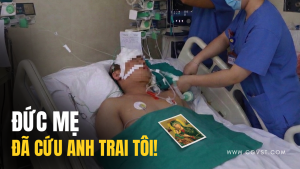 Đức Mẹ đã cứu anh con!