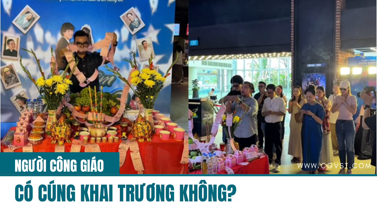 Việc cúng khai trương có phù hợp với đức tin Công giáo hay không?