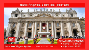[Trực tiếp] Thánh Lễ Phục Sinh & Phép lành toàn xá Urbi et Orbi