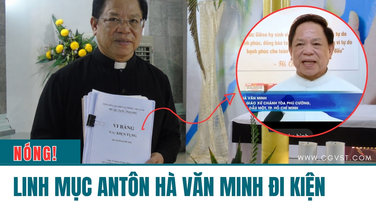 Nóng! Cha Antôn Hà Văn Minh đang lập vi bằng để kiện người tạo ra video giả mạo?