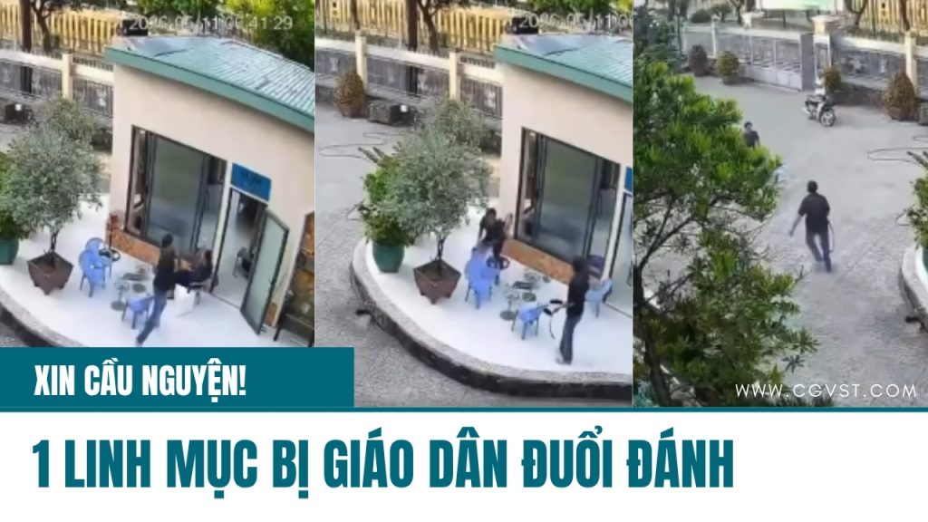 Lm Giuse Phạm Hoàng Lương (TGP Sài Gòn) bị giáo dân đuổi đánh