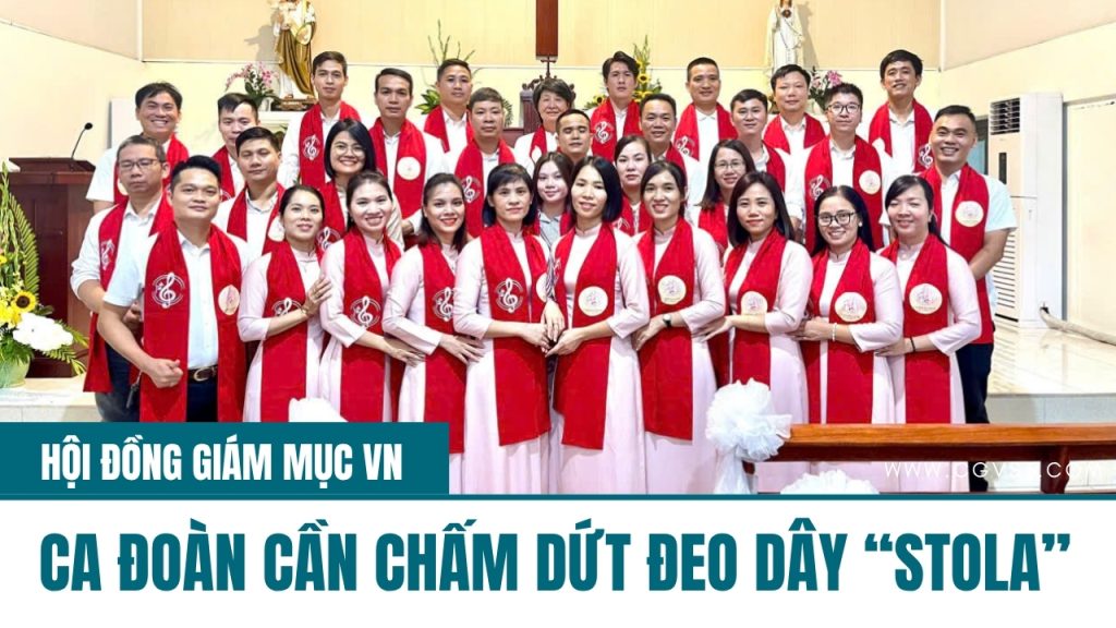 Ca đoàn cần chấm dứt đeo dây 'stola' như Linh mục