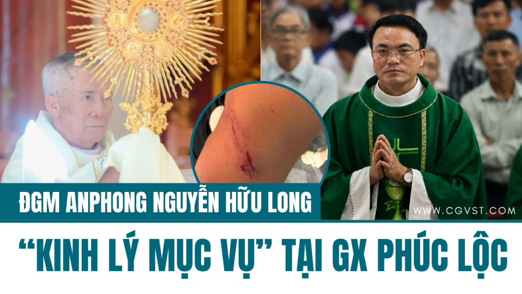 Đức cha Anphong Nguyễn Hữu Long kinh lý mục vụ tại Giáo xứ Phúc Lộc