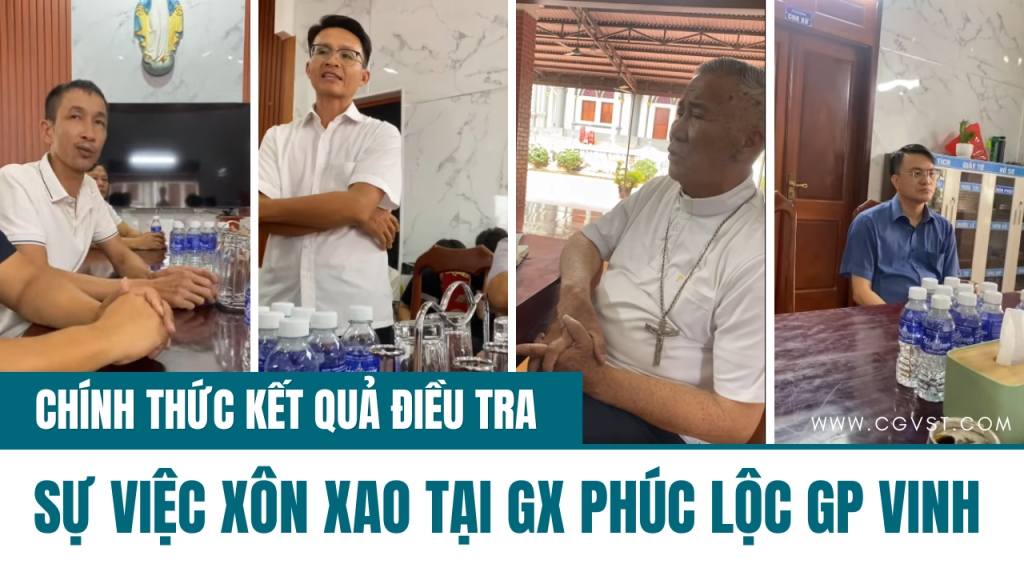Đức cha Anphong Nguyễn Hữu Long chính thức điều tra vụ việc tại Gx Phúc Lộc