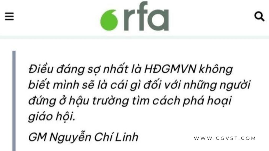 Phó chủ tịch HĐGMVN lên tiếng về sự kiện TGM Ngô Quang Kiệt từ chức